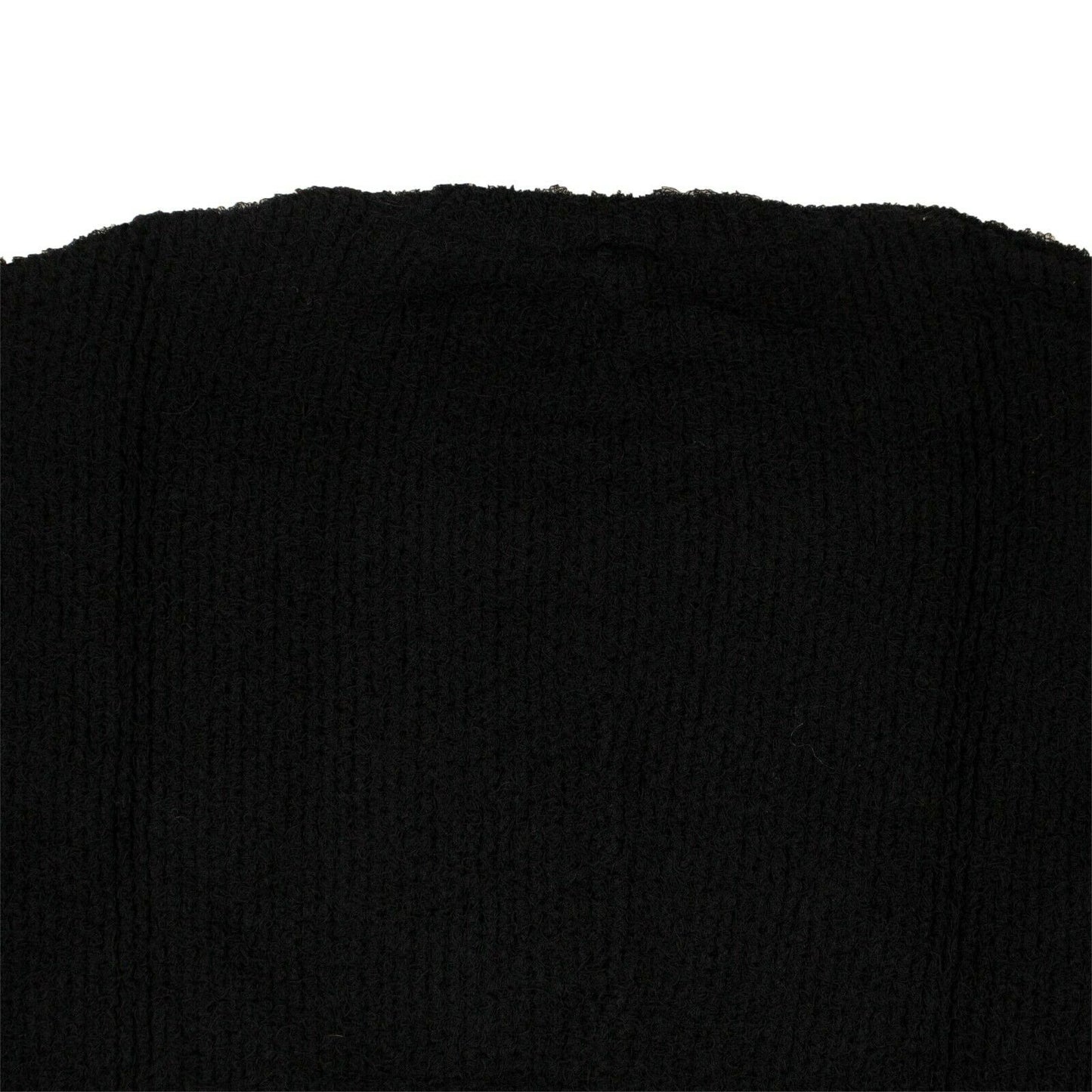 Unravel Project Cropped Crew Neck Sweater - Black