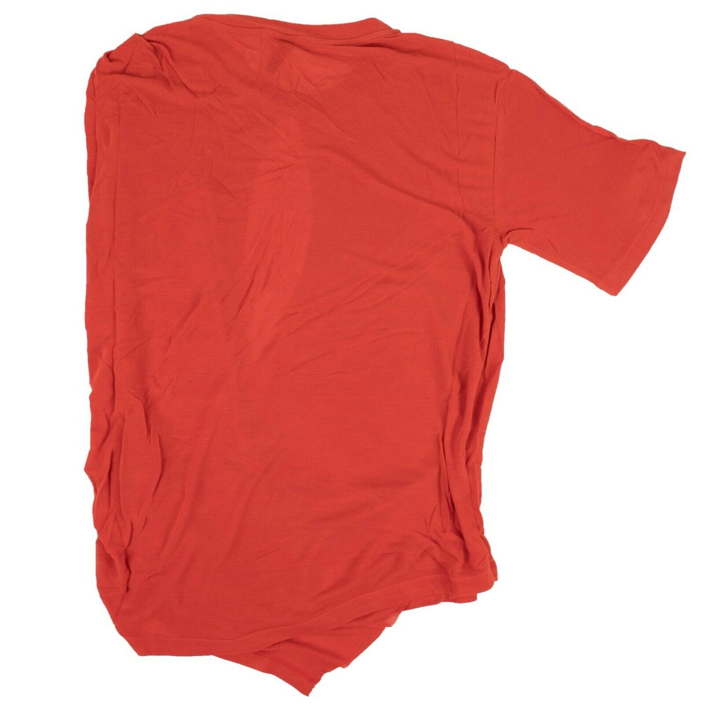 Unravel Project Silk Draped T-Shirt - Red