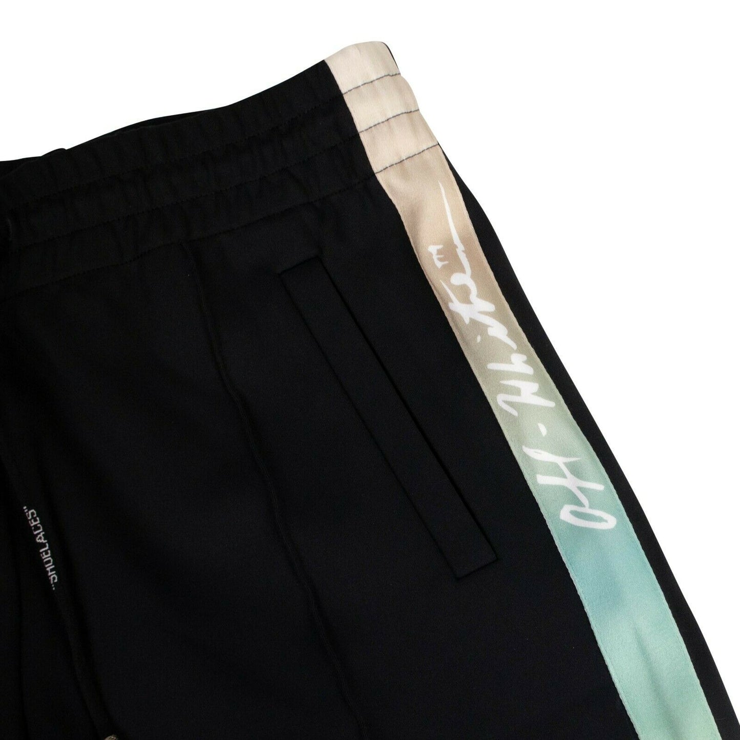 Off White C/O Virgil Abloh Side Panelled Track Pants - Black