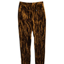 Women's Metallic Bronze Velvet Day Pants