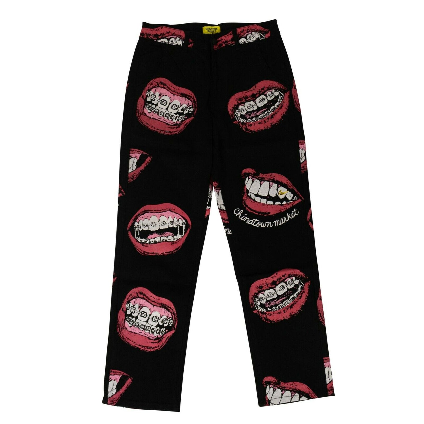 Chinatown Market 'Brace Face' Pants - Multi