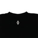 Marcelo Burlon Label Cropped Crewneck Sweatshirt - Black