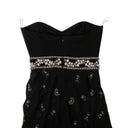 Amiri Embellished Strapless Dress - Black