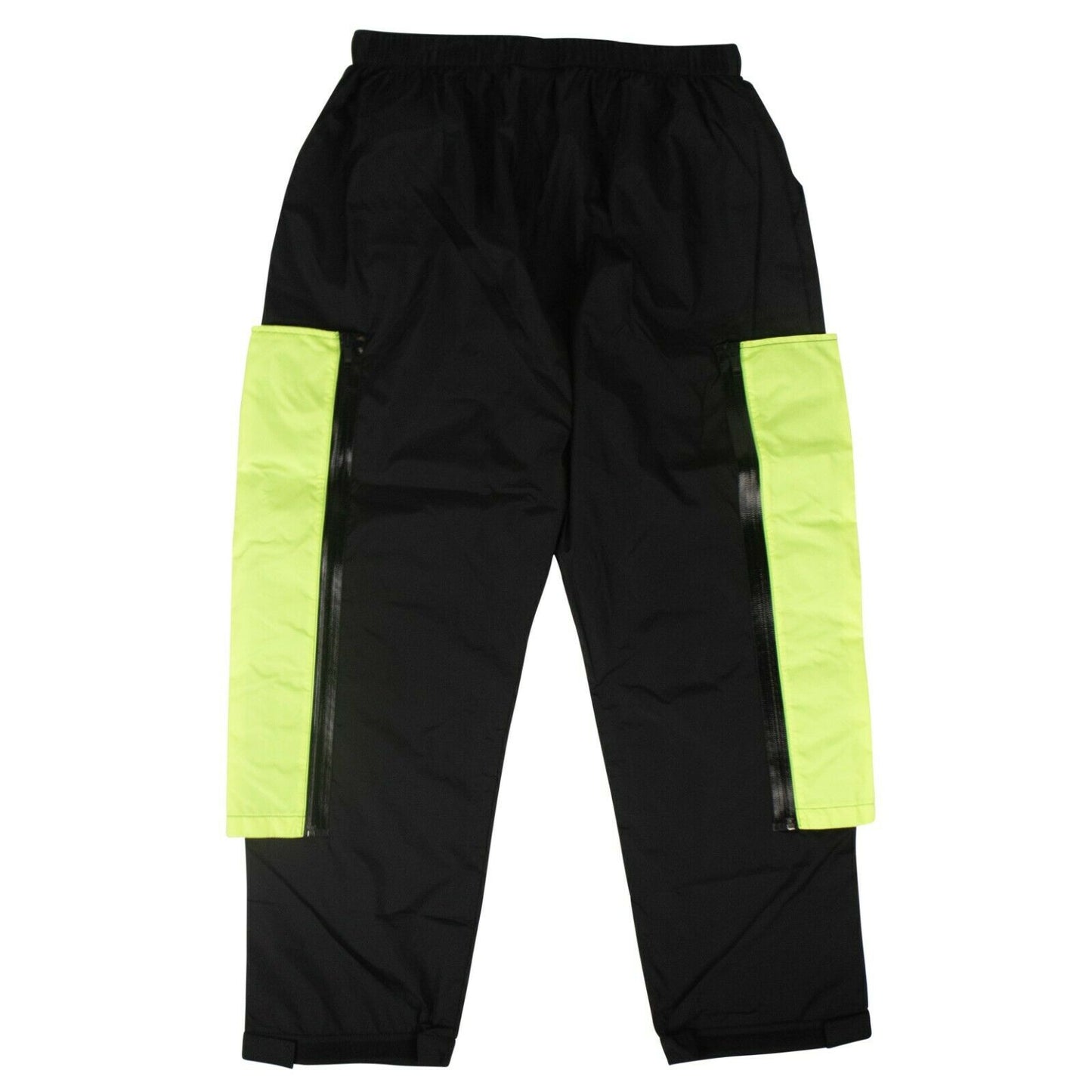 Marcelo Burlon Confidential Panel Pants - Black/Yellow