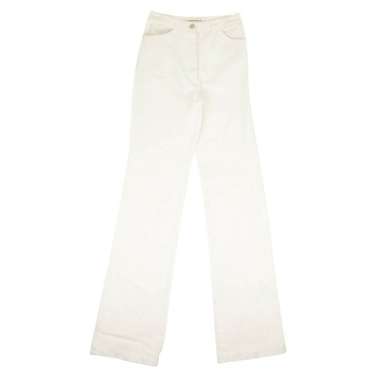 A.P.C Mid-Rise Denim Straight Jeans - White